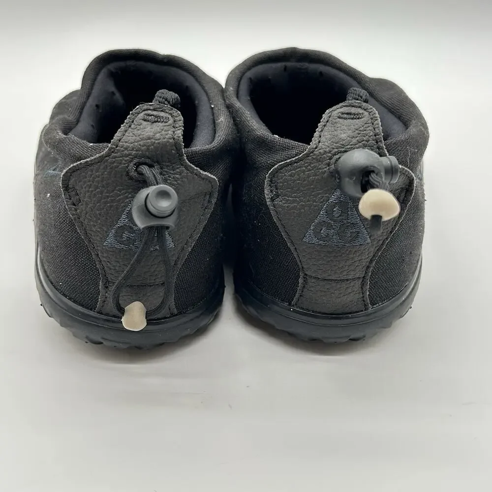 Nike ACG Moc Mens Size 9.5 Black Canvas Slip On